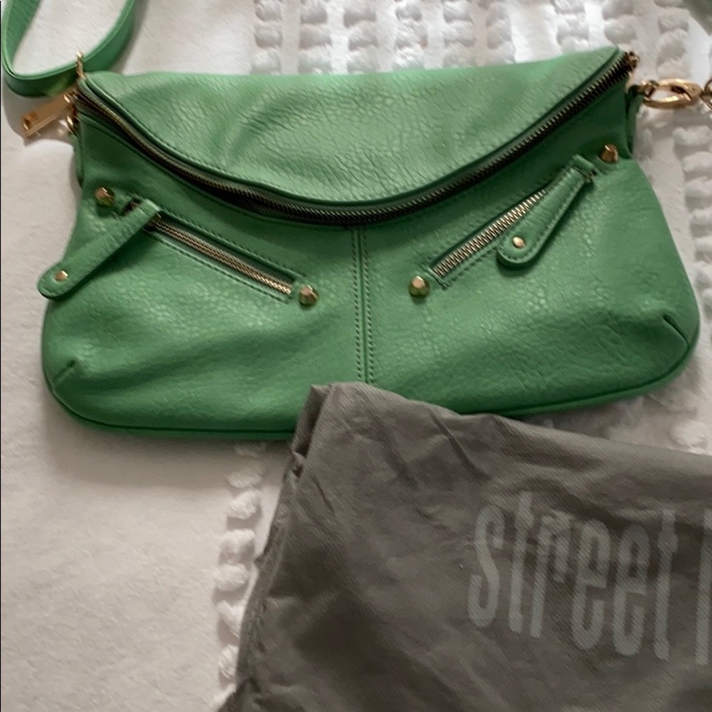 Spring green purse